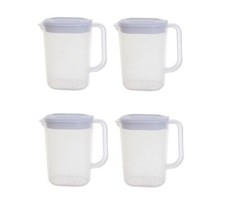 4 Plastic Fridge Jugs 1.5L