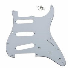 Pickguard for FD Jimi Hendrix Stratocaster 3 Ply 11 Hole Stratocaster White