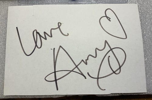 Stunning amy winehouse signed - stunning,