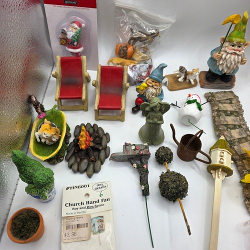 Huge fairy garden lot - garden,