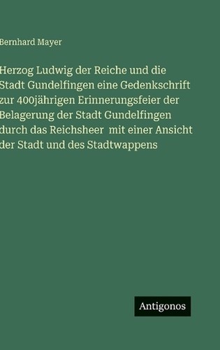 Herzog ludwig der - ludwig, reiche