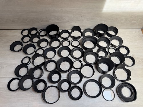 Job lot camera lens hoods - 50+,