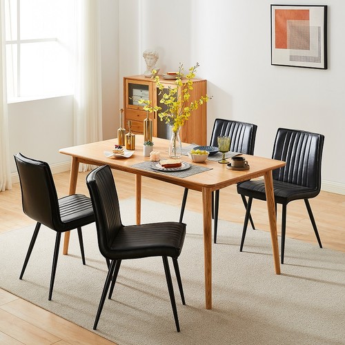 Black dining chairs - 4x,