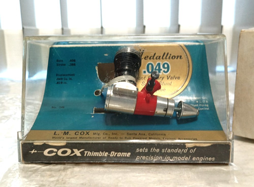 Cox medallion 049 model - cox, .049