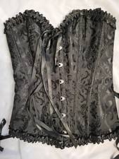 Women's Boned Lace-Up Overbust
