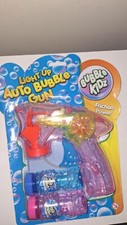 Light Up Auto Bubble Gun Maker