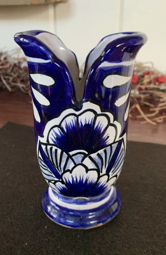 Blue white redware mexican - blue,