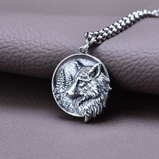 L25 Pendant Dog Head Wolf Head