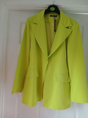 Ladies blazer plunge fitted - plunge,