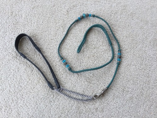 Kangaroo leather beaded - leather, dog