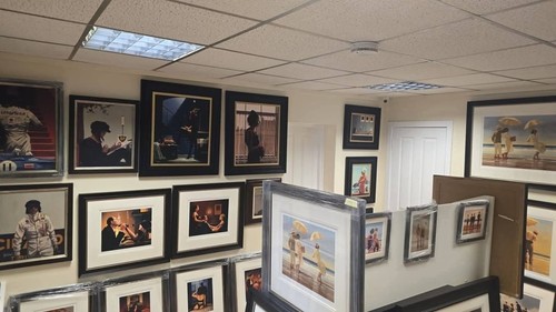 Jack vettriano signed limited - vettriano,
