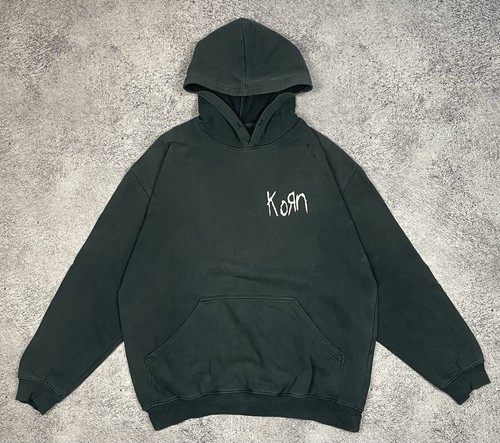 Korn hoodie black size - hoodie,