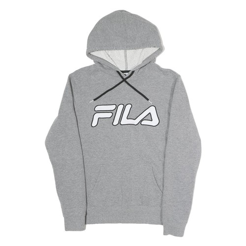 Fila mens grey hoodie - hoodie, cotton