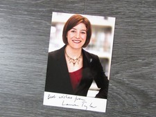 Lauren Taylor TV News Broadcast Journalist Original Hand Signed Photo Card