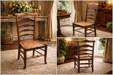 Antique rustic ladder back - antique,
