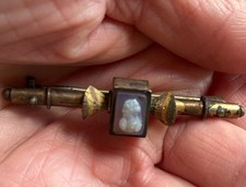 Antique Cameo Bar Pin