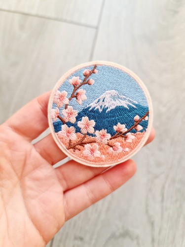 Nature flowers embroidery - nature,