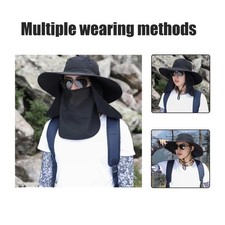.Outdoor Sun Hat With Face