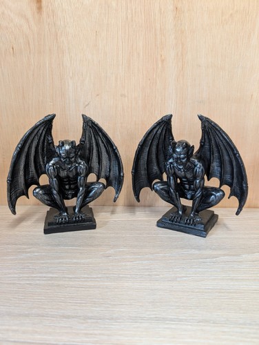 Gothic gargoyle statues set - gothic,