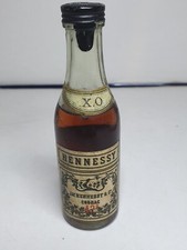 Old mini bottle cognac Hennessy XO 40° 3cl VINTAGE rock