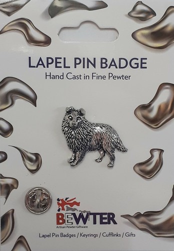 Sheltie pet dog lapel pin - sheltie,