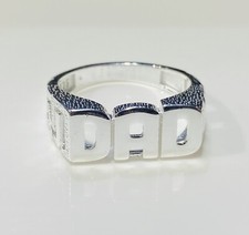 Sterling Silver Dad Ring All