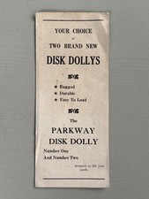 Vintage parkway disk dolly - parkway,
