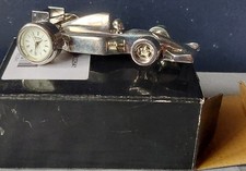 WM Widdop Chrome F1 Car Clock