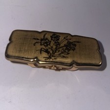 1960’s gold-tone Stratton "Lipview" lipstick holder with a built-in mirror
