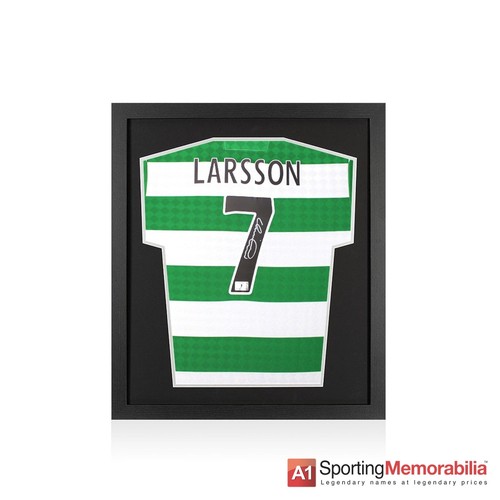 Framed henrik larsson - framed, signed
