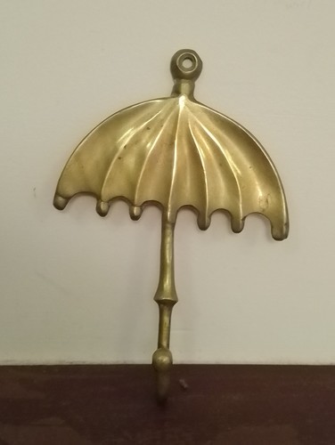 Vintage brass umbrella key - vintage,