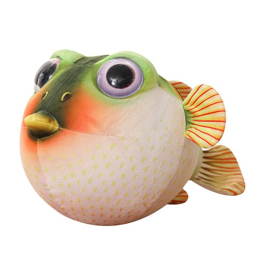 Cute puffer fish plush toy - fish,