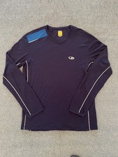 Men’s ICEBREAKER GT 150 Ultralite Merino Base layer Long Sleeve T-shirt Navy - M