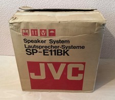 JVC SP-E11BK speakers with original box, instructions
