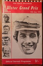 Ulster Grand Prix Programme 1970 Very Good Condition.