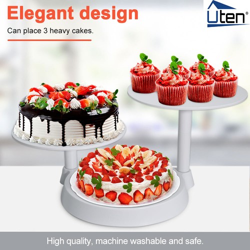 Tier white round - round, rack