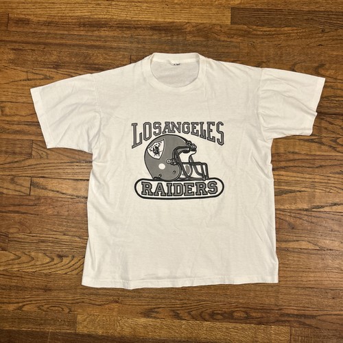 Vtg 80s raiders tee - a., xl