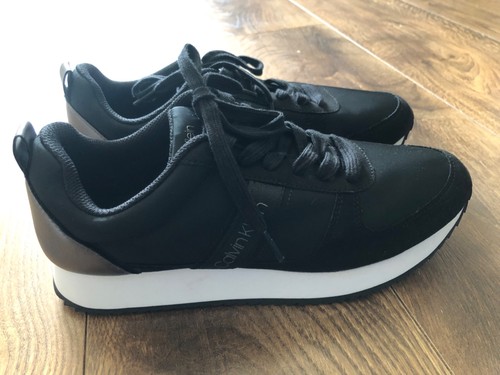 Calvin klein black trainers - klein,