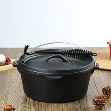 Cast Iron Pot with Lid Non