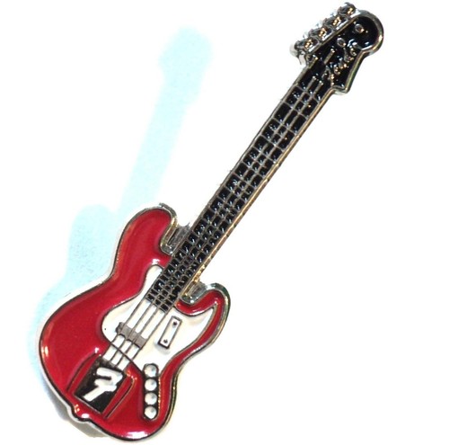 Red electric guitar enamel - electric,