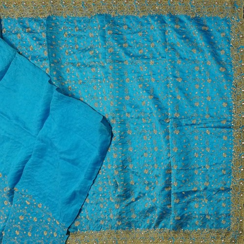 Namaste vintage blue saree - vintage,