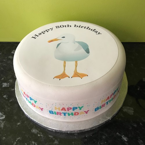 Seagull pre cut - seagull, icing