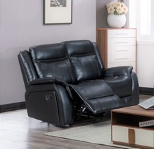 Black Leather Gel Recliner 3