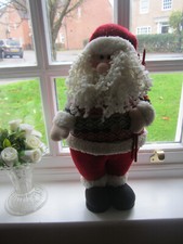Free standing Fabric Santa