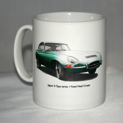 Classic car mug jaguar - classic,