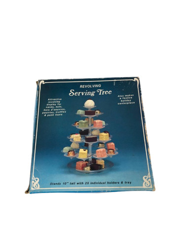 Vintage revolving serving - revolving,