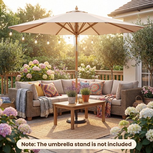 Umbrella 270 round patio - cm,