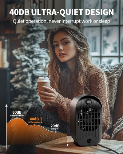 Electric heater 1000w portable - electric,
