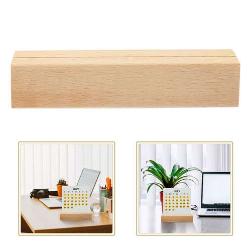 Wooden cards holder set 6pcs - wooden,