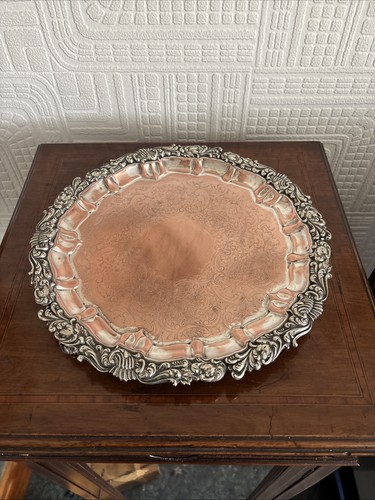 Antique heavy silver plate - heavy,